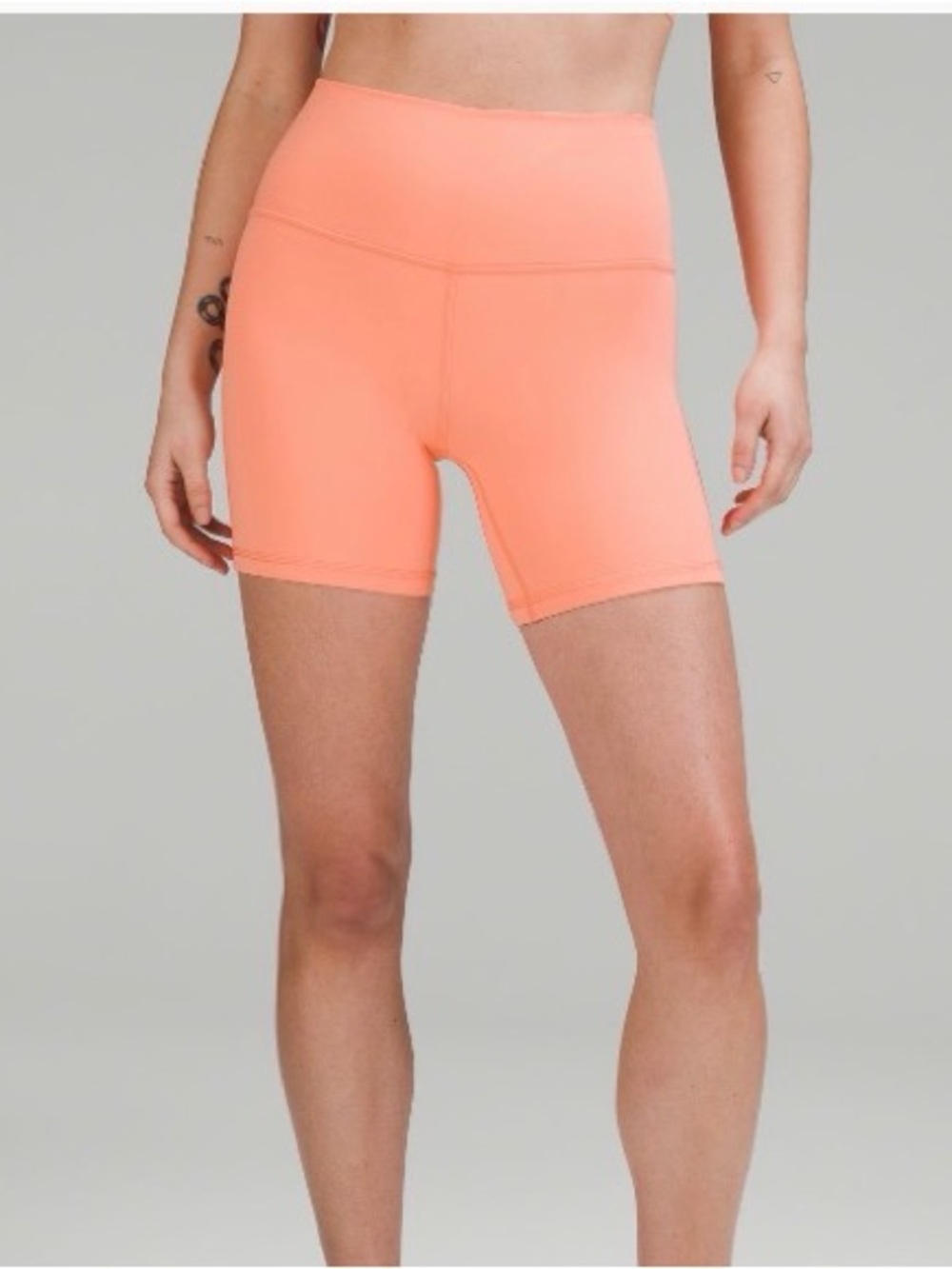 Lululemon Align High-Rise 6" Short - Sunny Coral